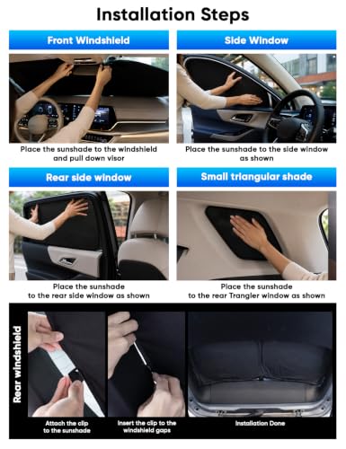 Image of EcoNour Windshield Sun Shade Fit for Ford Explorer 2020-2024 2025 2026
