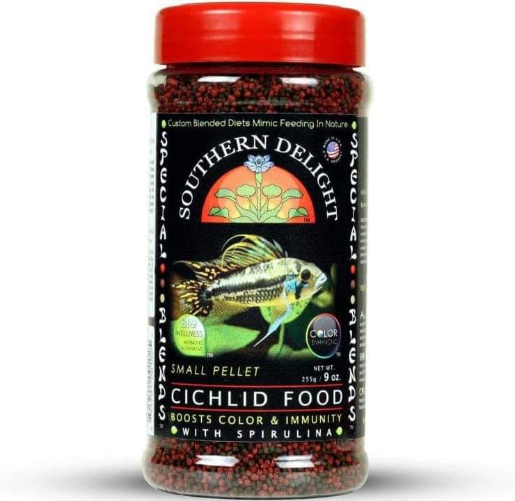 Small Cichlid Formula, Red, 9 oz.