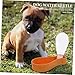 ibasenice Outdoor Dog Water Bowl Dispenser Portable Pet Feeder Capacity Water Bottle Easy to Clean for Camping Hiking