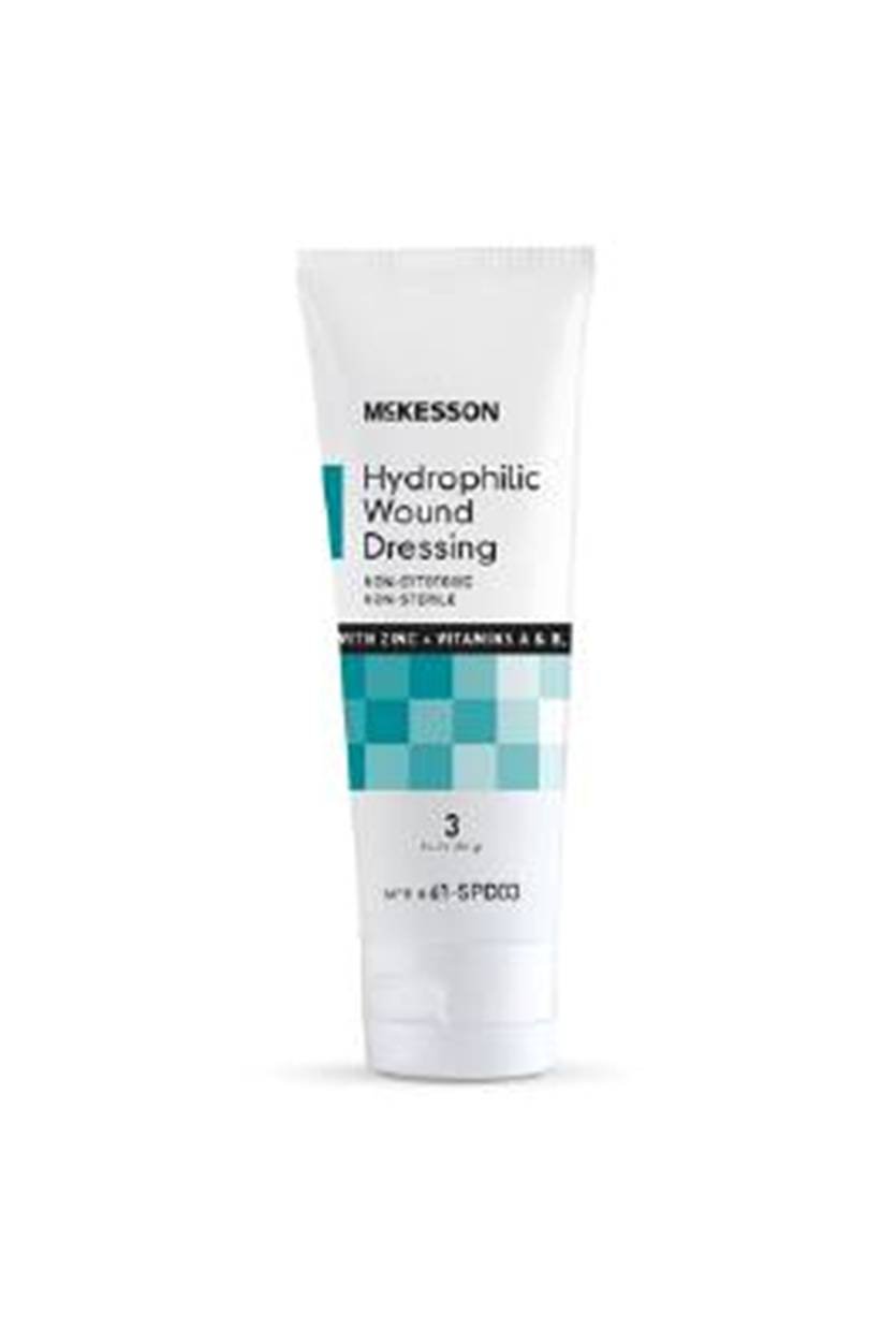 Mckesson Hydrophilic Wound Dressing with Zinc Plus Vitamins A and B6 3Oz Tube