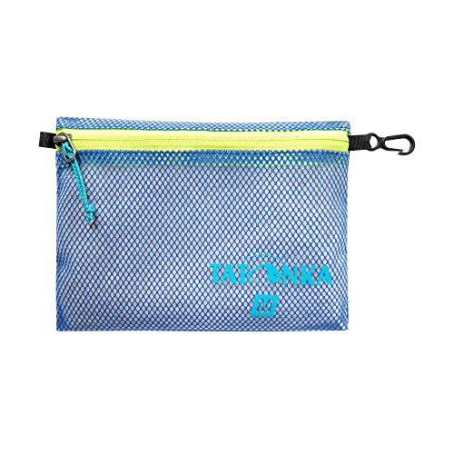 Tatonka Zip Pouch, Flat Storage and Document Bag in Various Sizes and as a Set, Transparent, Waterproof and Robust, Blue