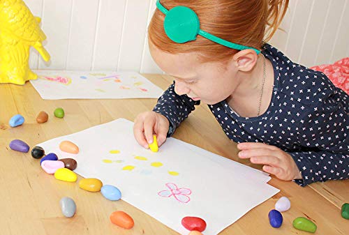 Crayon Rocks Just Rocks In A Box, 8 Colors, Tripod Grip Crayons Made For Handwriting Development In Kids And Toddlers, Fun & Educational, Creative Activity, 8 Of Each Color - 64 Count #TOP4