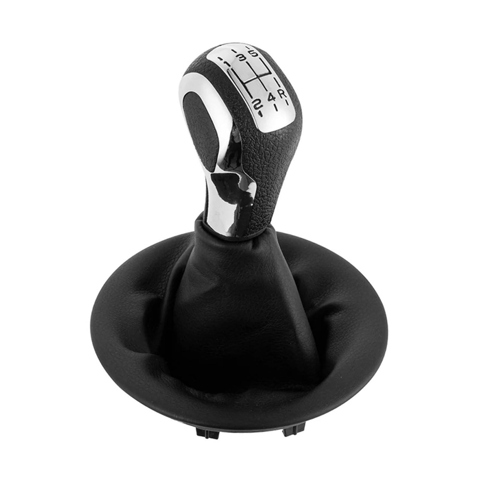 Jxewmtmc for Peugeot for Partner 2008-2021 Car Gear Shift Knob Lever Shifter Stick Gaiter Boot Cover PU Leather Gear Stick Shift Cover(2)