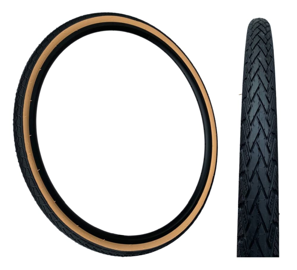 Baldys 700 x 38c Hybrid/Trekking Bike Slick Tyre TAN WALL
