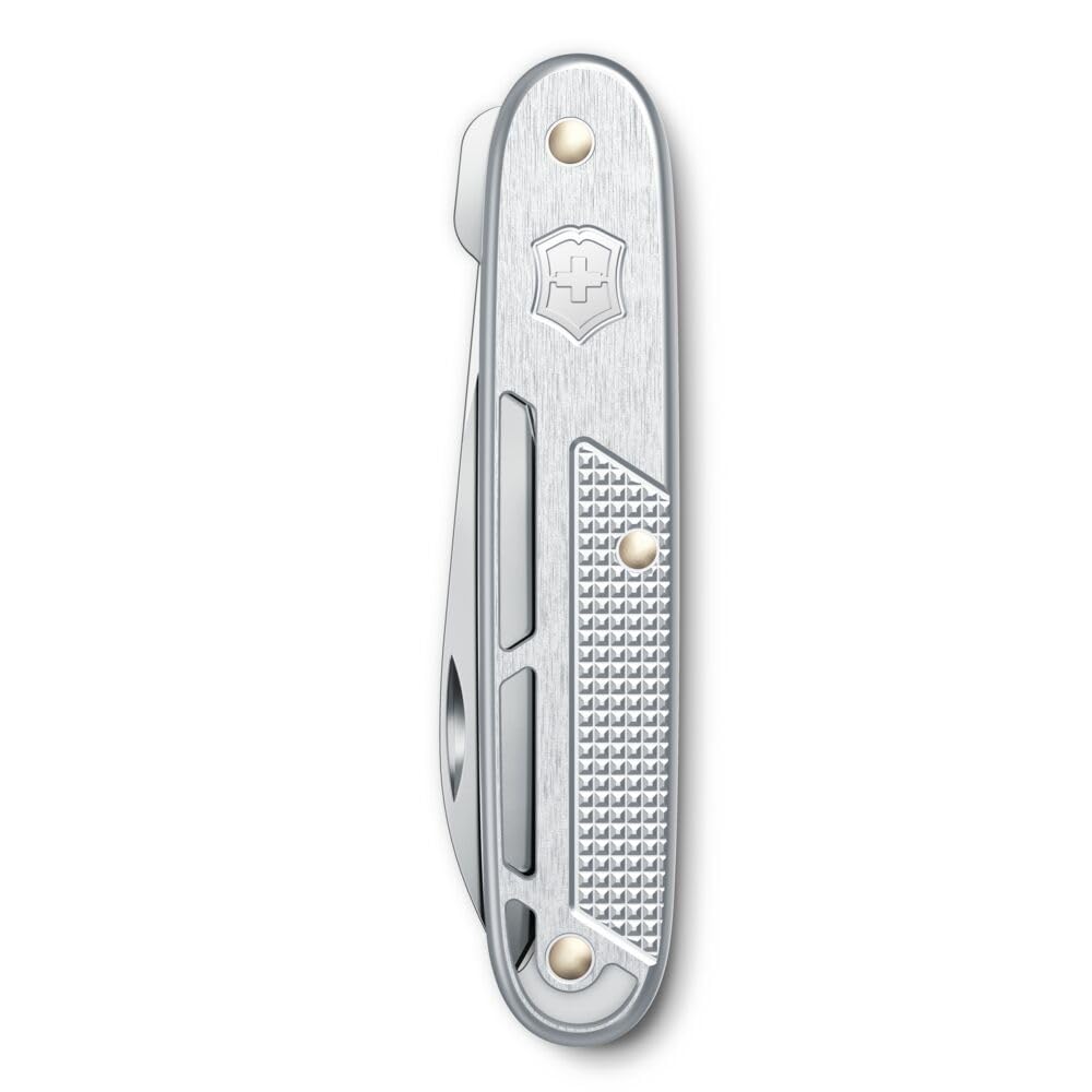 Victorinox Taschenmesser Onefold Alox, Multitool, Große Klinge, Swiss Made, Rostfreier Stahl, Silber