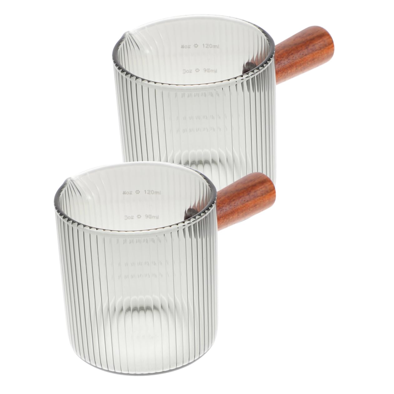 Ciieeo 4 Set Tazza Di Latte Tazza Scalda Burro Tazza Di Fusione Di Caramelle Server Per Sciroppo Caraffa Per Lattiera Brocca Per Latte Brocca Per Caffè Espresso Bicchiere 2 Pezzi * 4