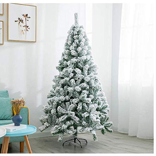 Árbol de Navidad artificial nevado de 5 pies para decorar el salón familiar con encanto