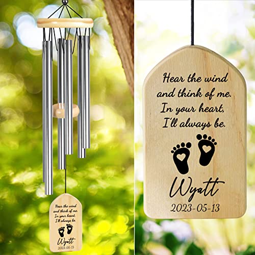 VAPCUFF Memorial Wind Chimes - Baby Loss Sympathy Gifts - Pregnancy Loss Gifts for Mothers