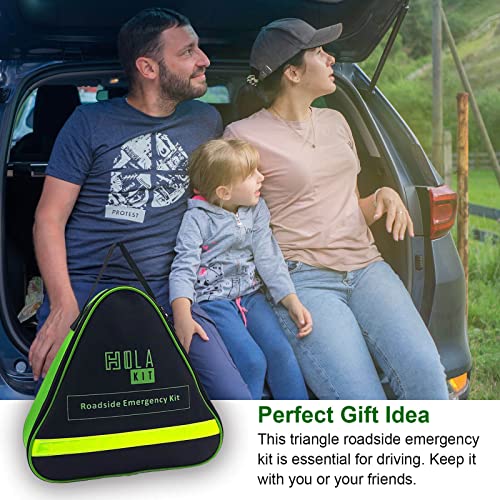 Holakit HKZT2207 Auto Emergency Kit, 55-Piece Car Emergency Roadside Kit thumb #6