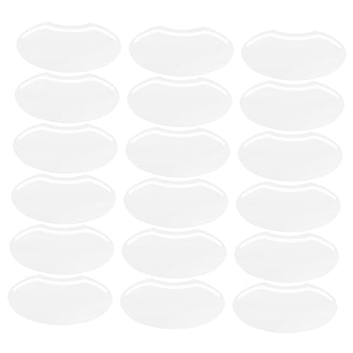 100 unidades de máscara facial de ducha parche de ojos de peluquero de algodón protectores de dedos para spray de cabello viseras sol para ducha