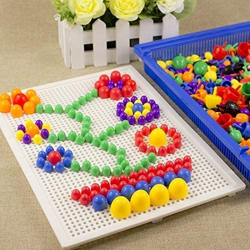 SIZZLER TOYS Presents DIY Mushroom Nail Platter Game for Kids Above 4 Year Old, Mix Color for Creative Boys & Girls, pegboard Sharp Mind Game, Kit 200+ Pieces Ideal (Multi) (B0CTK833N6) Amazon Price History, Amazon Price Tracker