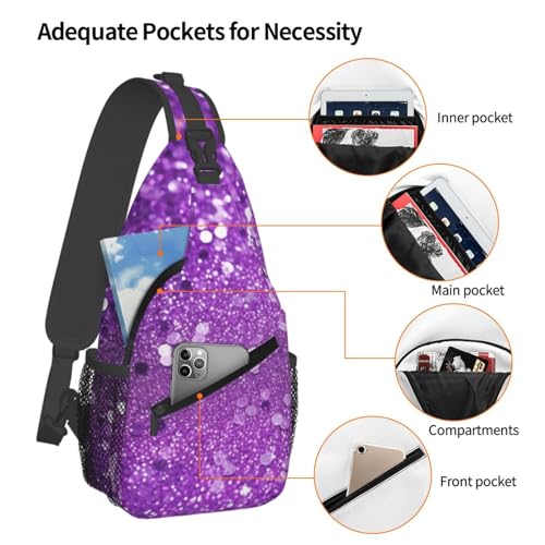Bolso cruzado de pecho tipo bandolera para hombre negro miniatura 5