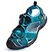 riemot Sandales pour Femme Homme, Sandales Randonnée, Sandales de Marche Sports Outdoor, pour Trekking, Voyages, Sandales Ete Plage, Antidérapante y Confortable, Femme Vert EU 41