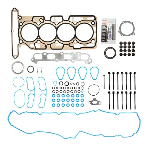 Image of Torchbeam Head Gasket Set with Head Bolts HS26389PT Fit for Colorado 2007-2009,2012 2.9L, Engine Cylinder Head Gasket Kit