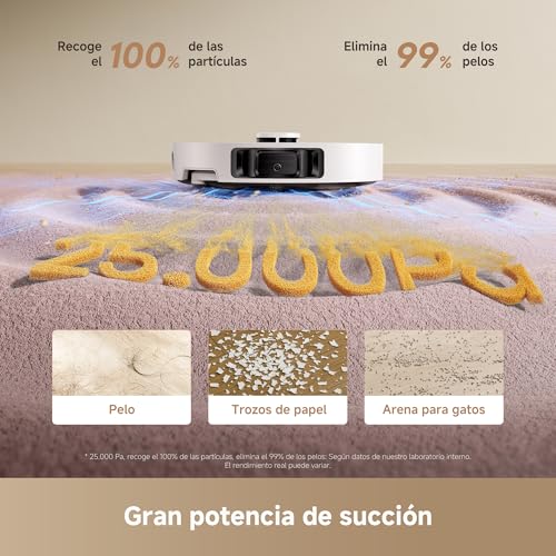 Miniatura 4 de dreame L10s Ultra Gen 3 Kit Robot Aspirador y Fregasuelos, Succión 25.000Pa