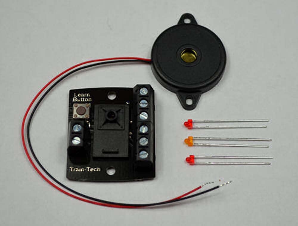 Train Tech TTLFX1S Lighting Effect Level Crossing Barrier Lights with Sound
