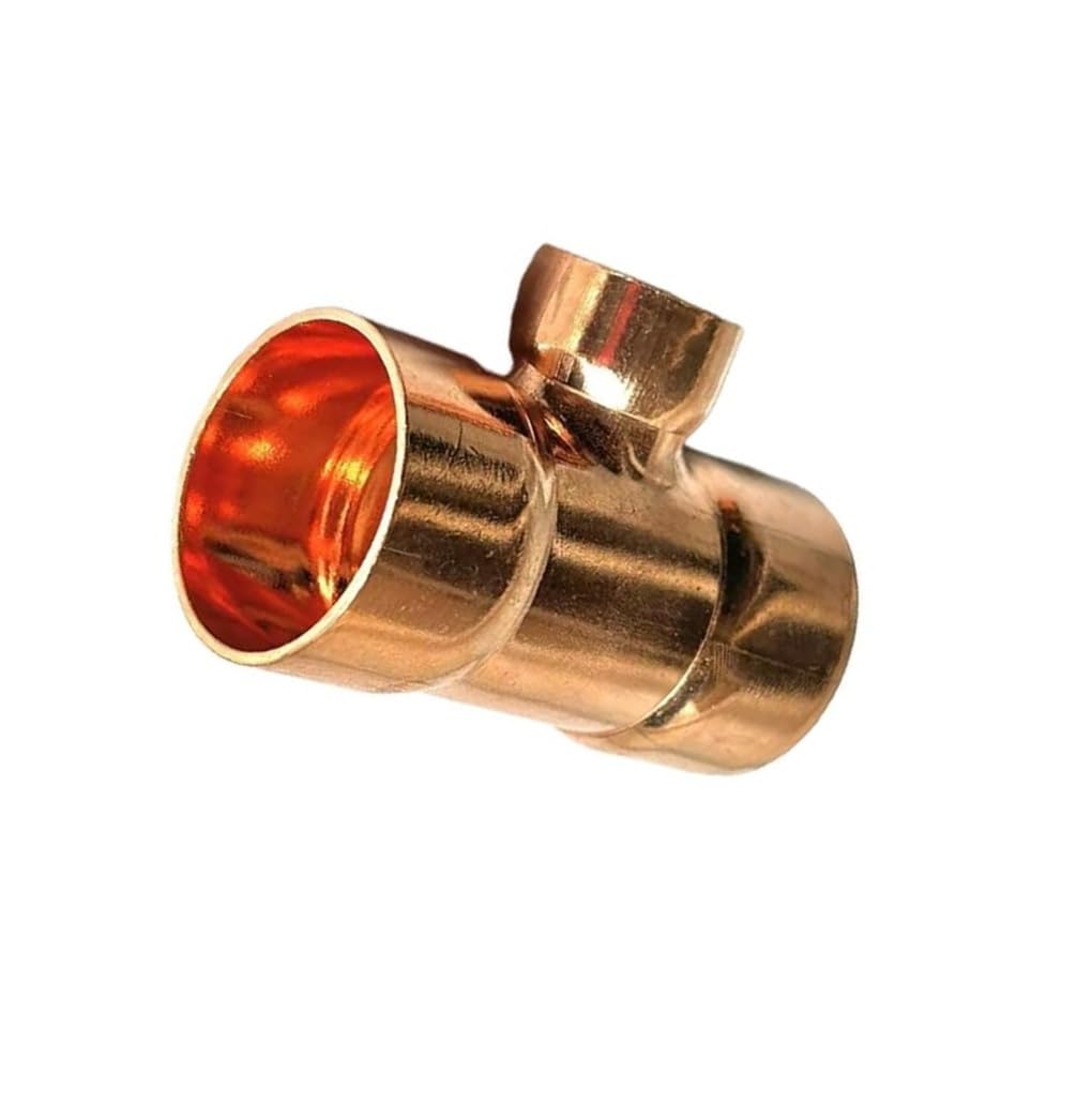 Trójdrożna złączka redukcyjna z miedzi o wysokiej czystości, średnica wewnętrzna od 67 mm do 159 mm, 1 szt.(67mm-28.6mm-67mm)