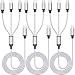 iPhone Charger Lightning Cable XnewCable 4Pack(10ft 6ft 6ft 3ft) Apple MFi Certified Nylon Braided Long Fast USB Cord Compatible for iPhone 11Pro MAX Xs XR X 8 7 6S 6 Plus SE 5S 5C (Dark Gray)