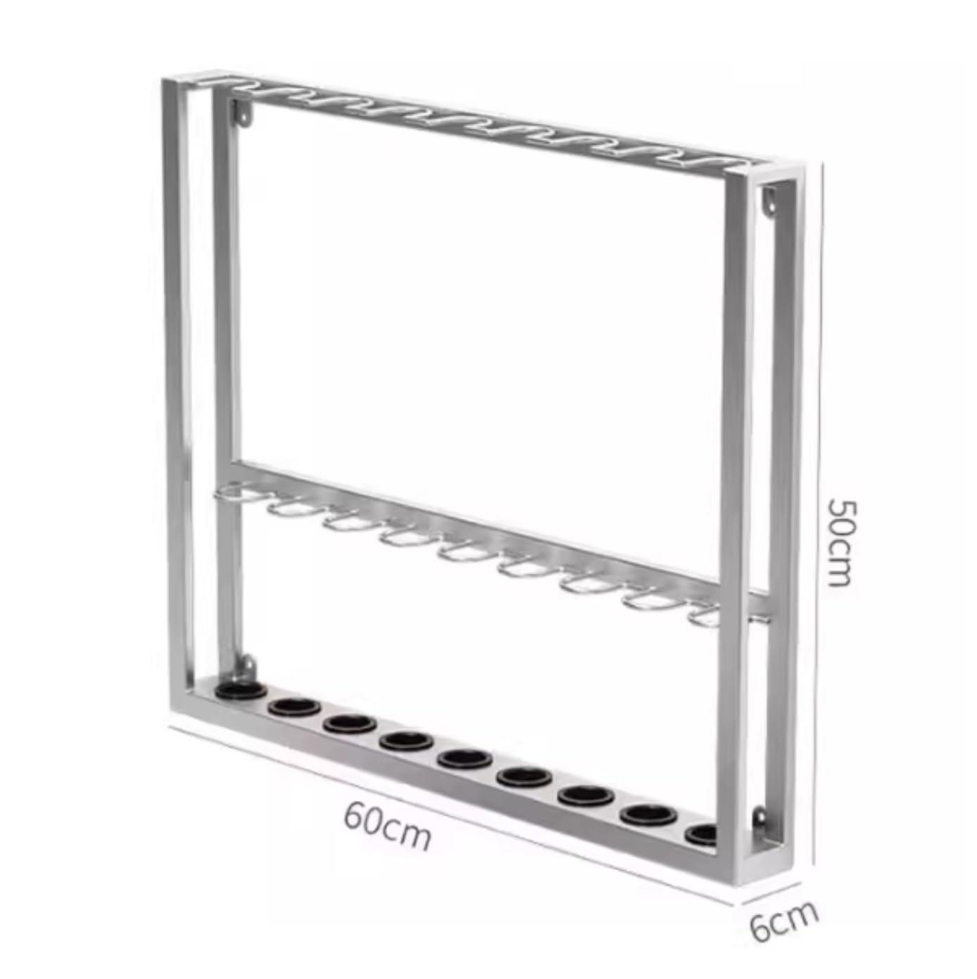 Golfschläger-Halter Golf Club Halter Stehen Wand Halterung Pool Queue Rack for 9 Cues Sticks Lagerung Tisch Zubehör Ausrüstung Golfschläger-Organisation