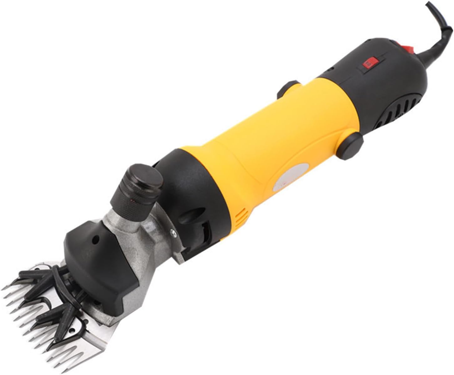Yellow,220V, 220V Sheep Shears Electric Farm Livestock Haircut with Accessories Professional Animal Clippers 6 Speed Heavy Duty Electric for Thick Horses Sheep Alpacas