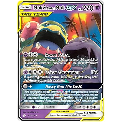 Muk & Alolan Muk Tag Team GX Cover