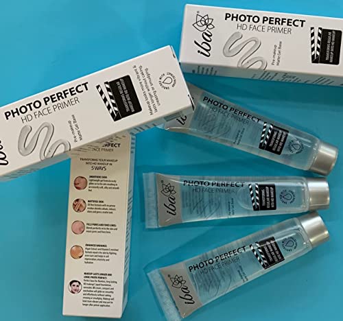 Image of Iba Photo Perfect Hd Face Flawless Finish Primer Transparent 35g | Matte Gel Based Light Weight Formula | Fills Pores & Fine Lines | Provides Radiant & Smooth Finish | Makes Makeup Last Longer | Halal Certified & Vegan Makeup