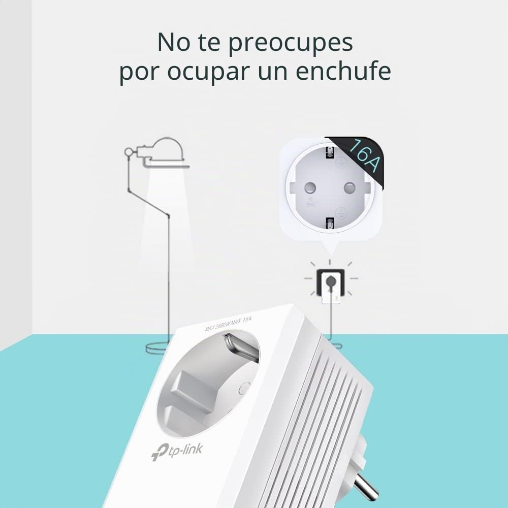 P-Link TL-WPA7617 Kit PLC WiFi AC1200 AV1000, Extensor de Red por Enchufe con Puerto Gigabit, Powerline HomePlug AV2, Doble Banda 2.4/5 GHz, EasyMesh, Plug & Play