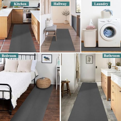 Furkit PGW-SH Hallway Runner Rug For Kitchen, 2'X6' Leather-Look Waterproof Vinyl Entryway Floor Mat thumb #6
