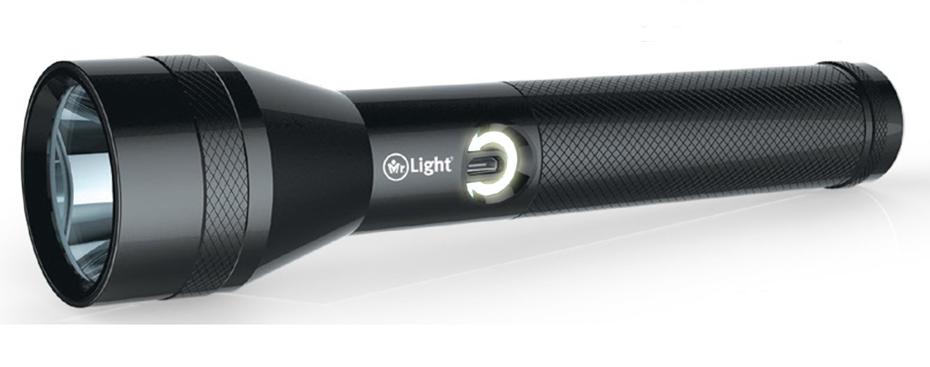 Mr. Light Metal Rechargeable Metal LED Torch, Black (B075P33KKZ) Amazon Price History, Amazon Price Tracker