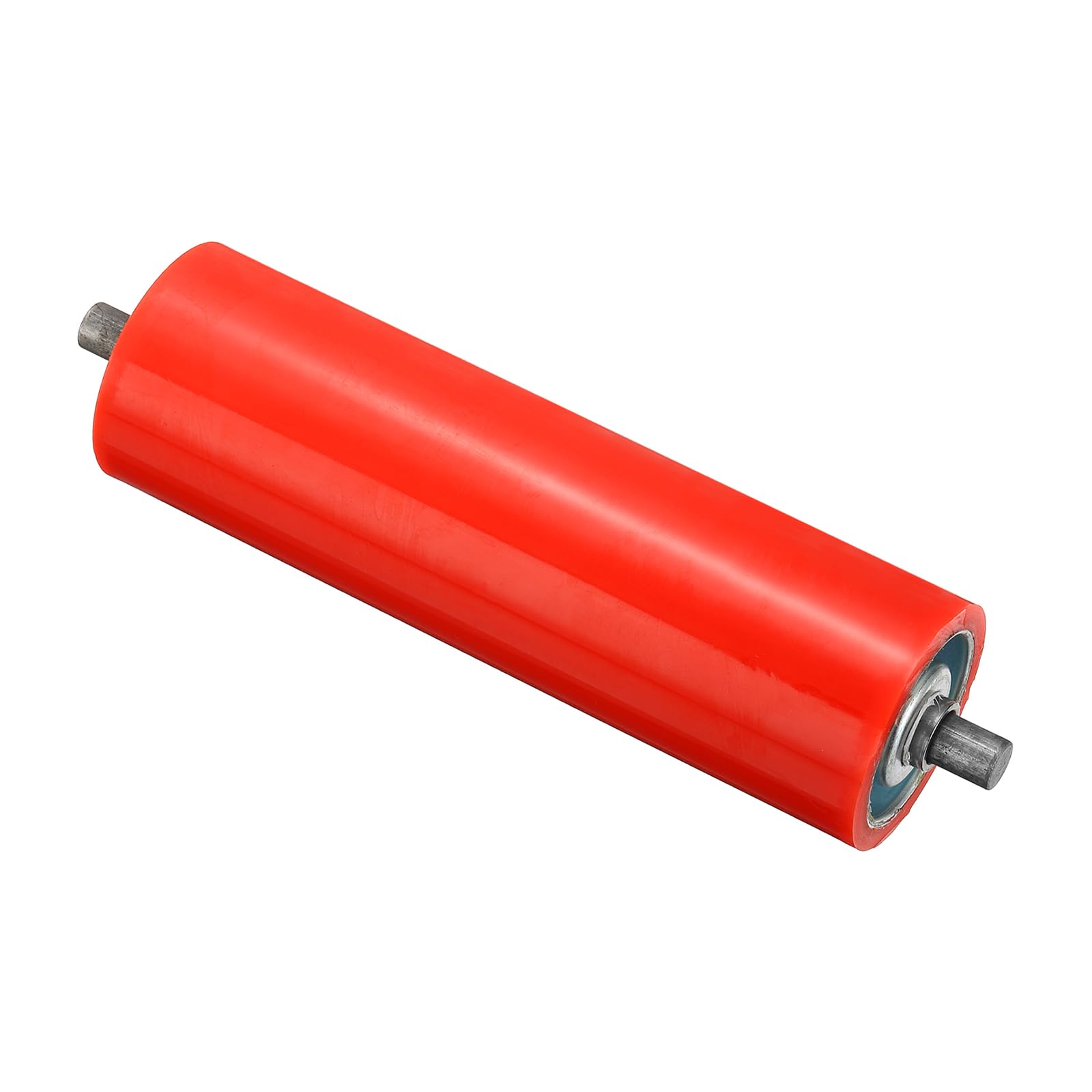 PATIKIL Polyurethane Coated Conveyor Roller 2" Diameter 10" Length, Stainless Steel Transmission Replacement Part Galvanized End, Red — Amazon image 23