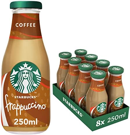 Starbucks Frappucino Coffee - Café helado líquido (8 x 250 ml)