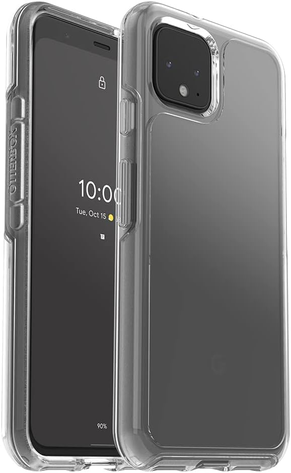 Symmetry Clear Case for Pixel 4, Shockproof, Drop Proof, Protective Thin Case, 3x tested to Military Standard, Clear
