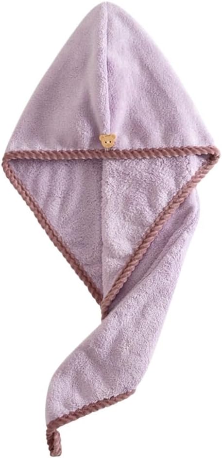 Double-Layer Thick Super Absorbent Dry Hair Cap Women Strong Quick-Drying Headscarf