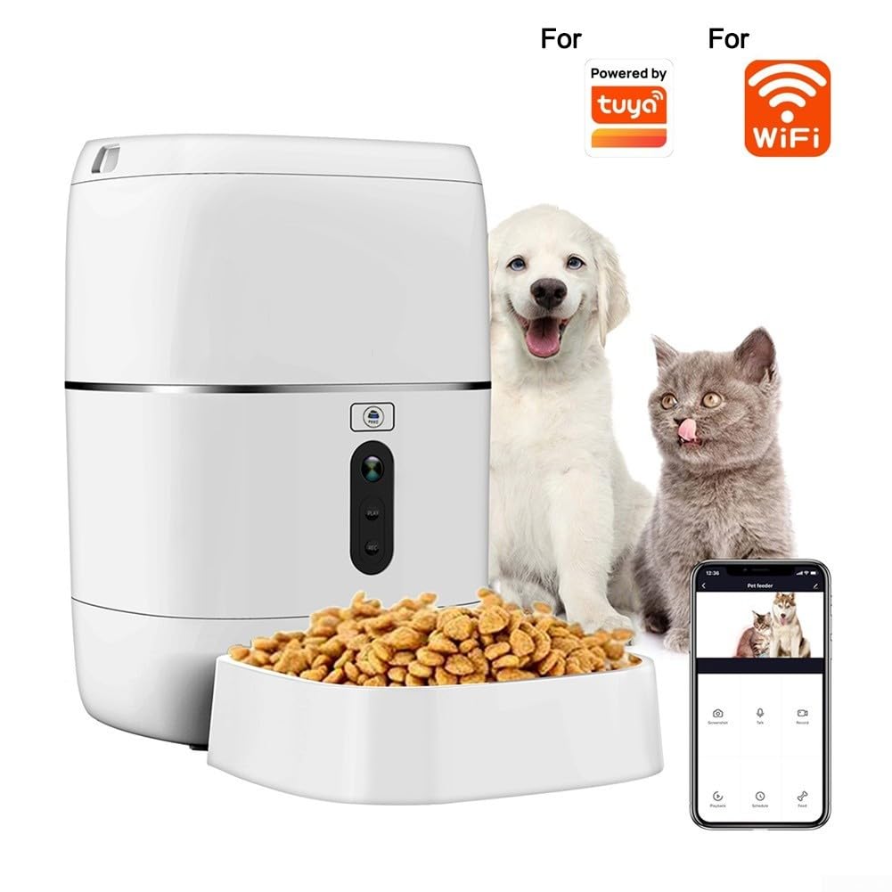 Comedero Gatos 6L con para cámara WiFi Comedero Gatos 6L con