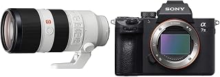 Sony FE 70-200 mm f/2.8GM OSS | Full-Frame, Super Telephoto, Prime Lens & Alpha 7 III | Full-Frame Mirrorless Camera (Fast 0.02s AF, 4K HLG, Large Battery Capacity)