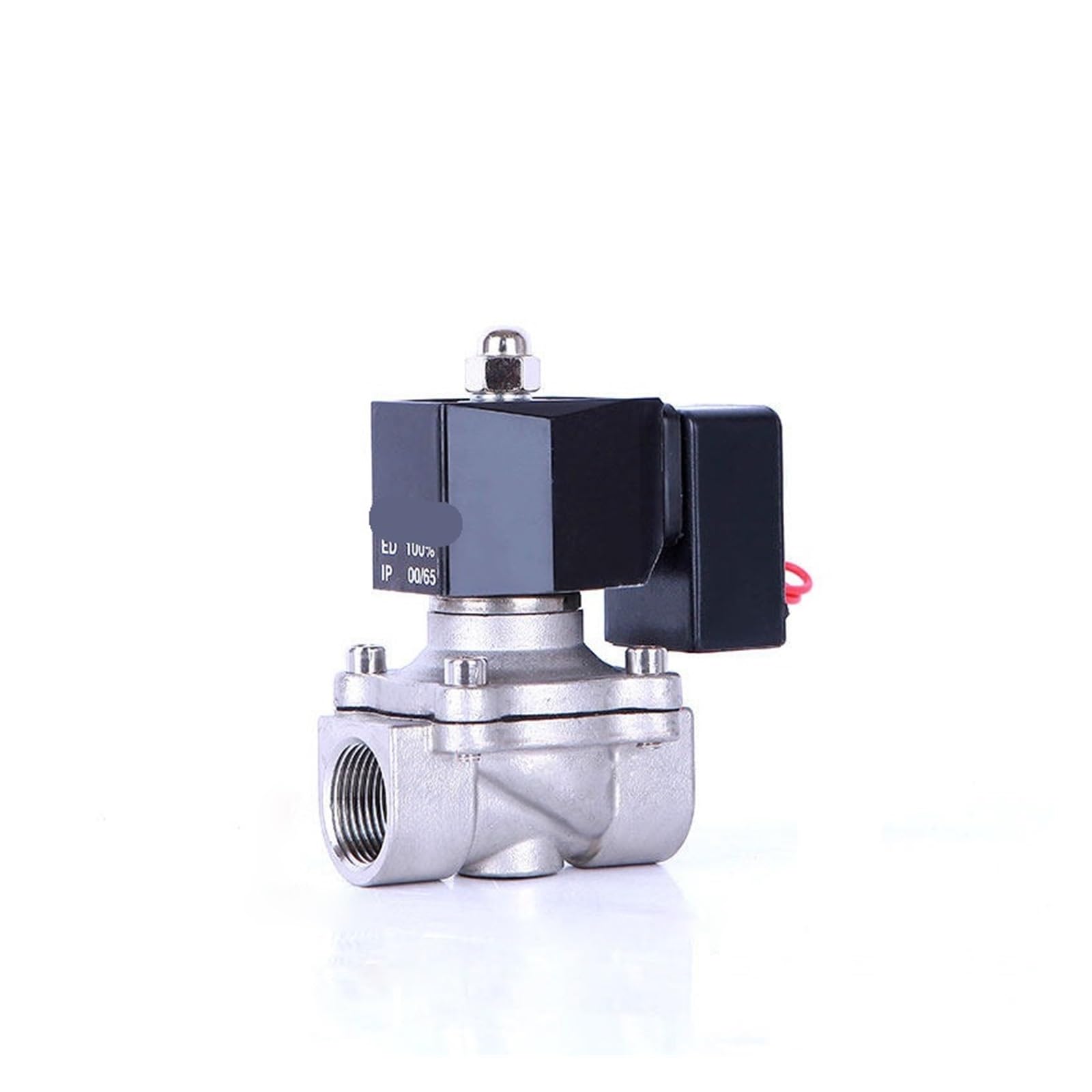 Peqyuacte 12Vdc-Normally Closed 1Pcs Dn20 Normally Closed Solenoid Valve Water Stainless Steel Solenoid Valve Ip65 Fully Enclosed Coil(12Vdc-Normally Closed)