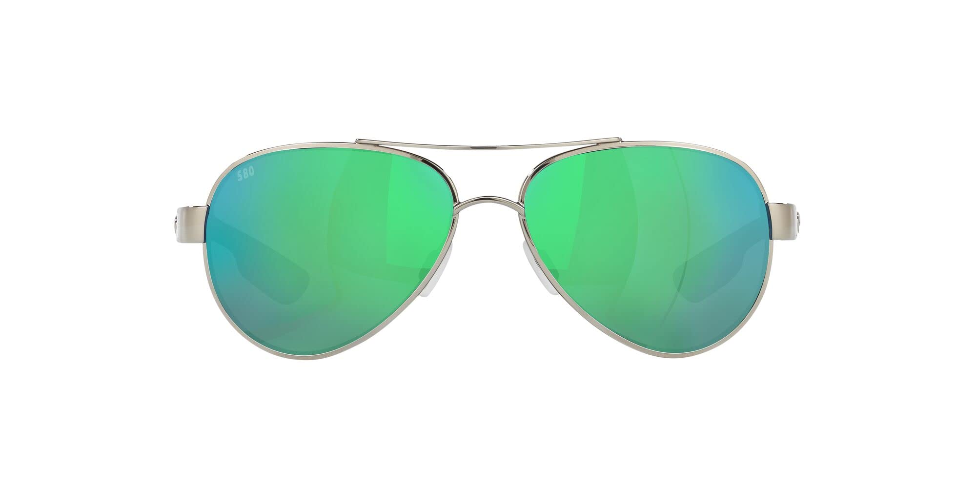 Costa Del Mar Polarized Sunglasses Womens - Loreto Aviator Designer Sunglasses for Women with 100% UV Protection Size 56 580G