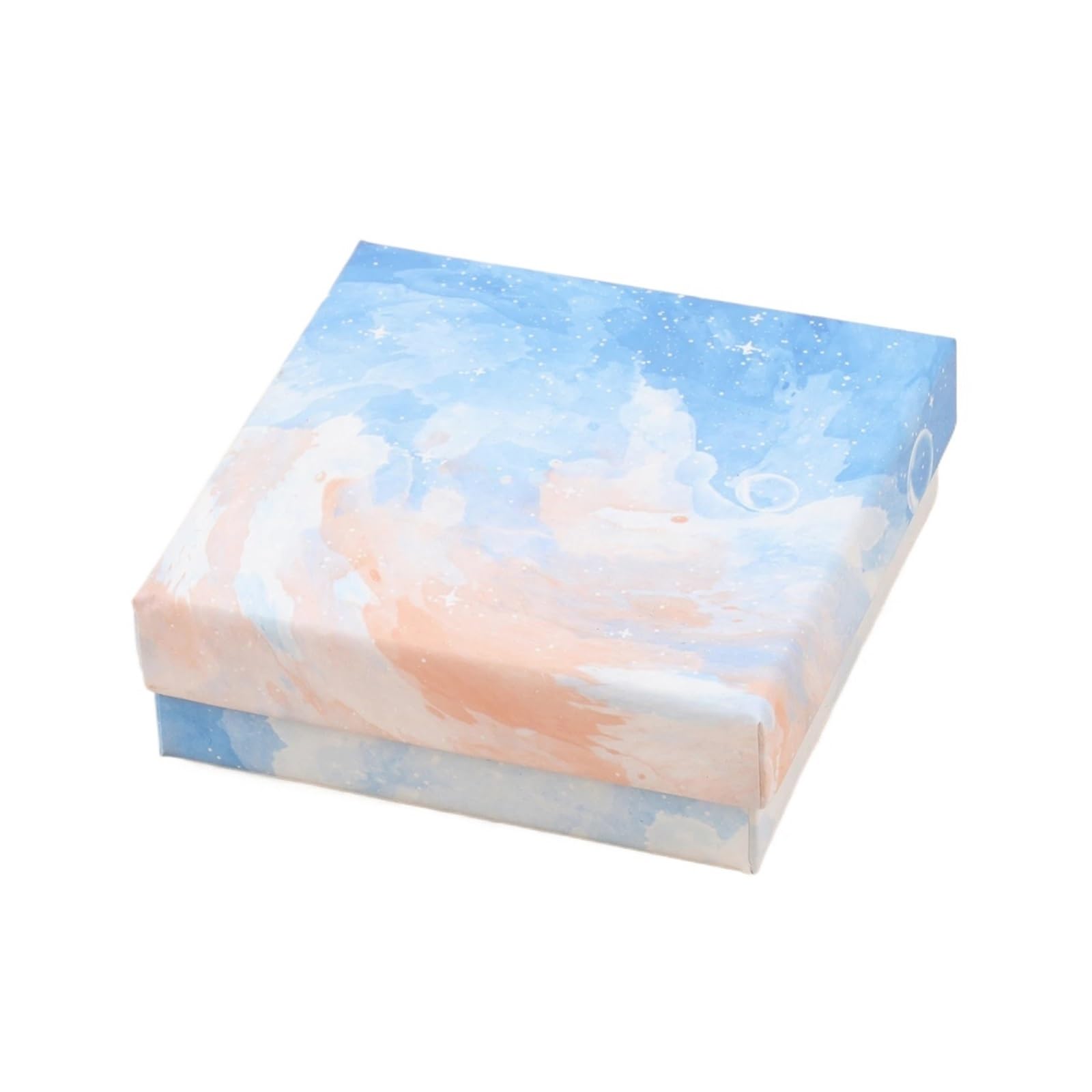 1pcs Cardboard Jewelry Set Box For Ring Necklace Bracelet Earrings Packaging Rectangle Kraft Sponge Protection(Color5)