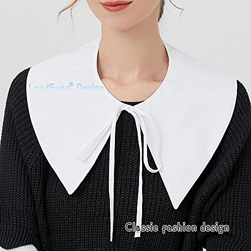 LoudSung Fake Collar Detachable Blouse False Collar Half Shirts Collar Little Shawl Top Elegant for Women Girls3