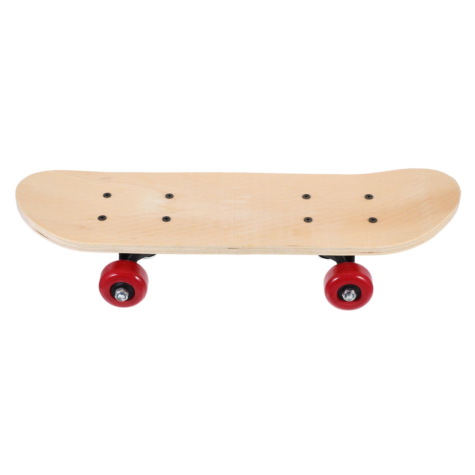 ERINGOGO Selbstgemacht Kinder Skateboard aus Ahornholz mit Glatter Oberfläche und Doppelter Seite Vier Räder zum Basteln und Bemalen Geschenk für Kindergartenkinder Zufällige Farbe