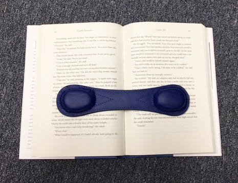 Image of 8 1 /2'' Genuine Leather Weighted Bookmark
