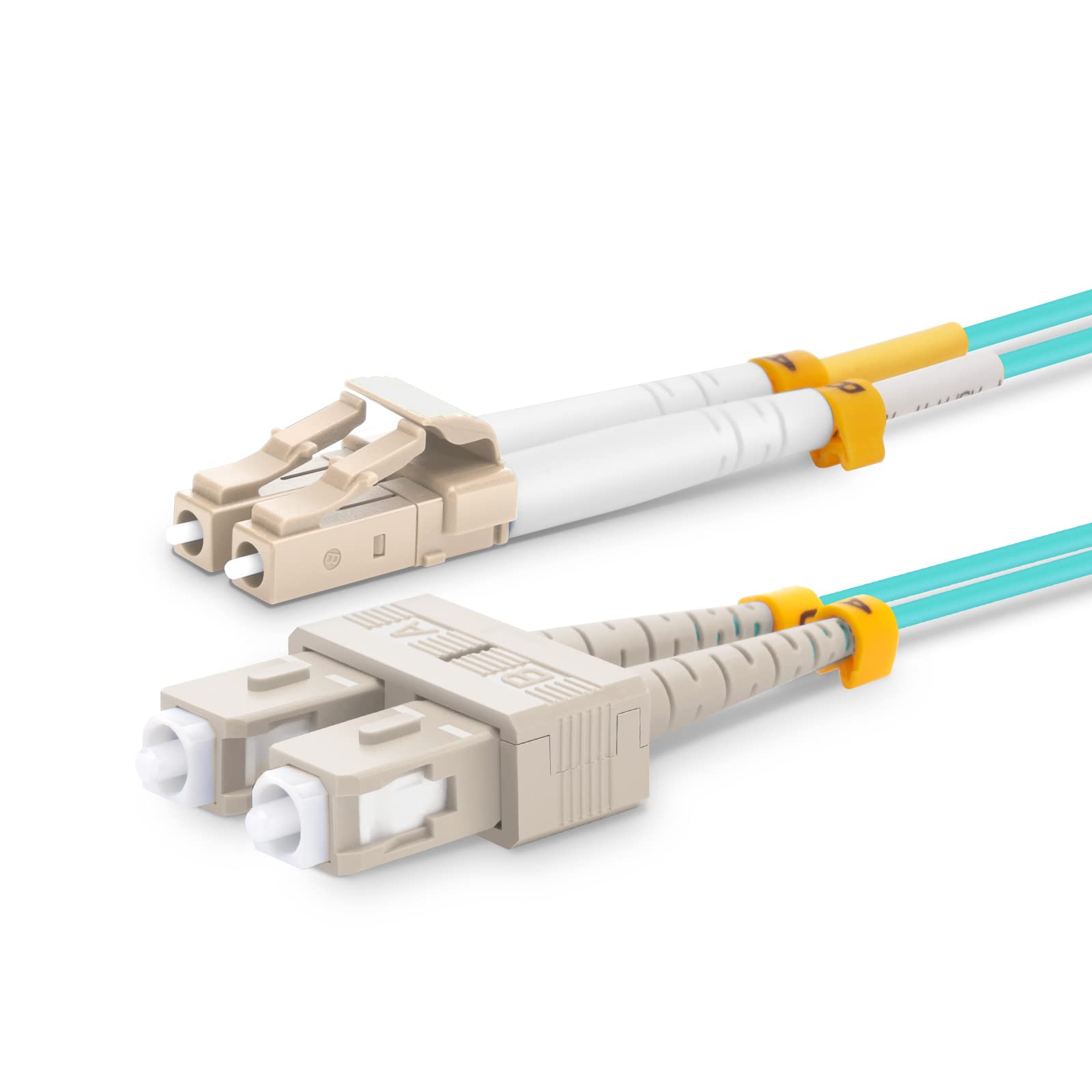 Cavo Fibra Ottica Lc Upc 1m Cavi Patch Fibra Ottica LC-LC 1m OM2 LSZH - 2 Pezzi Per Rete E Connettività Cavo Patch Qualità
