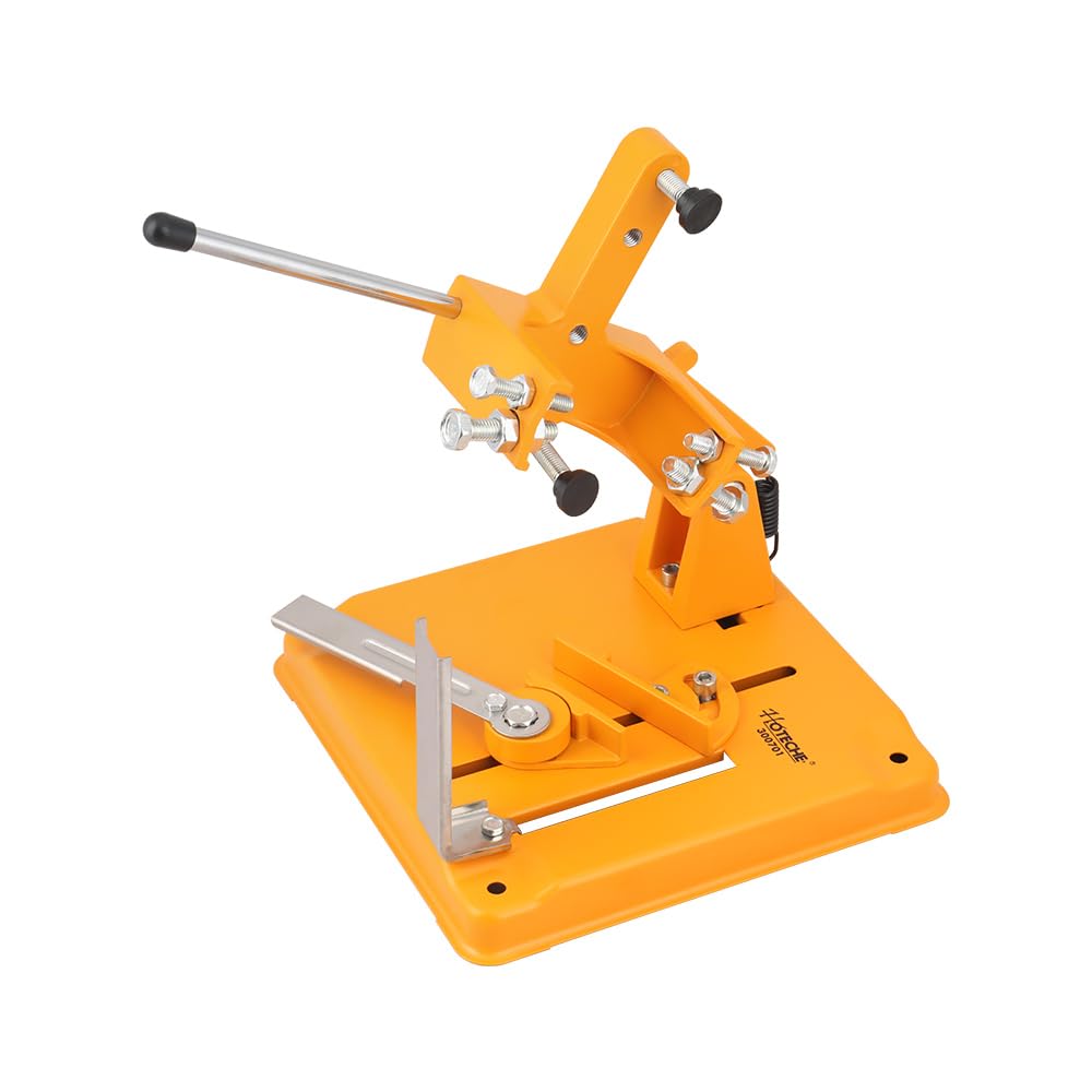 Hoteche Supporto per smerigliatrice angolare 115/125 mm, in alluminio per smerigliatrice angolare con design robusto, adatto per 115 mm di diametro, 125 mm, imballato in scatola colorata