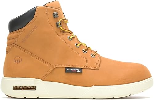Wolverine Botas de construcción impermeables Kickstart de 6 pulgadas para hombre