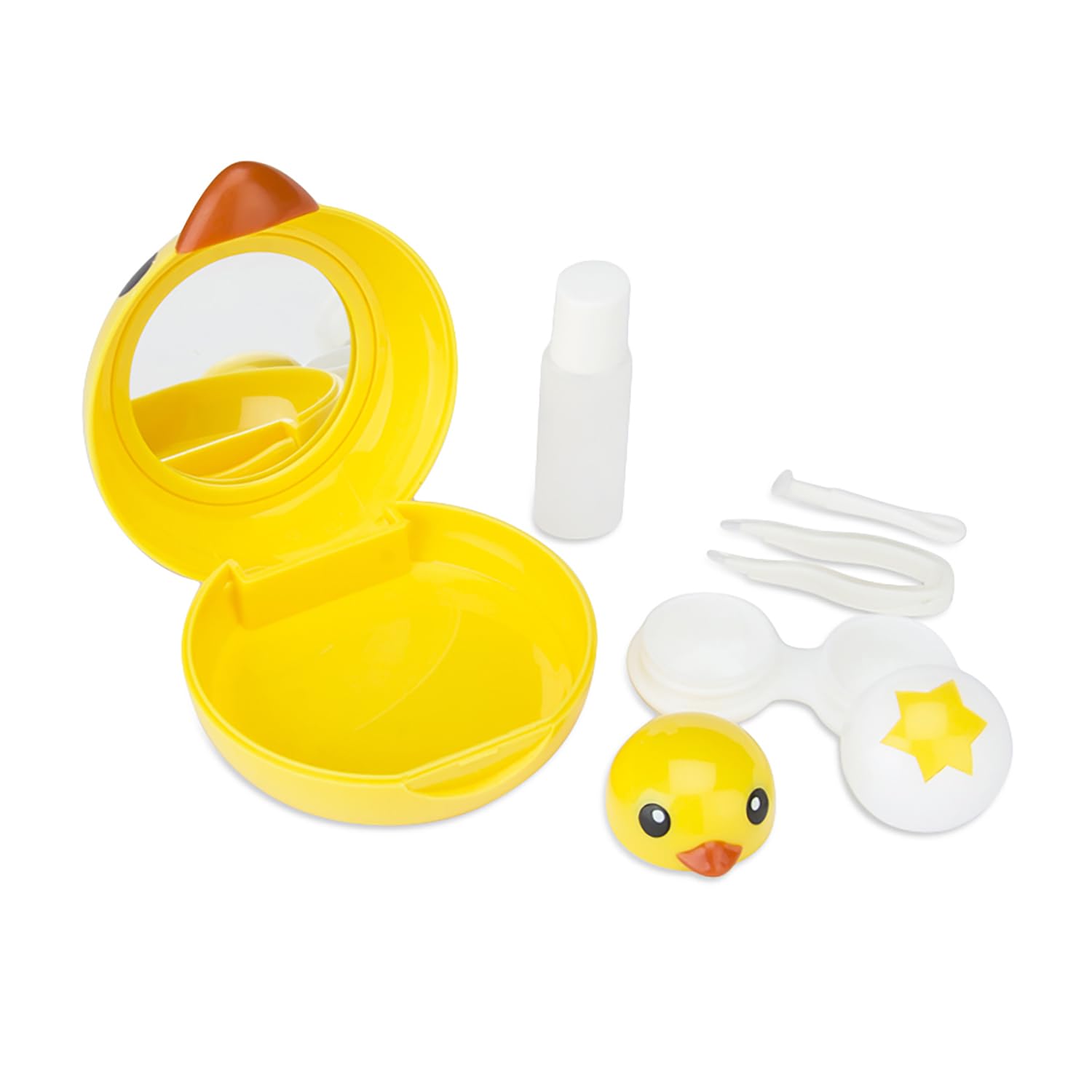 Aqualens Yellow A-8087 Contact Lens Designer Case 2