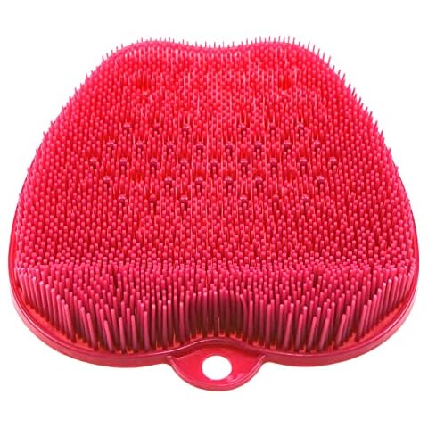 Newthinking Limpiador de pies de ducha con ventosas antideslizantes y masajeador de acupresión Cover