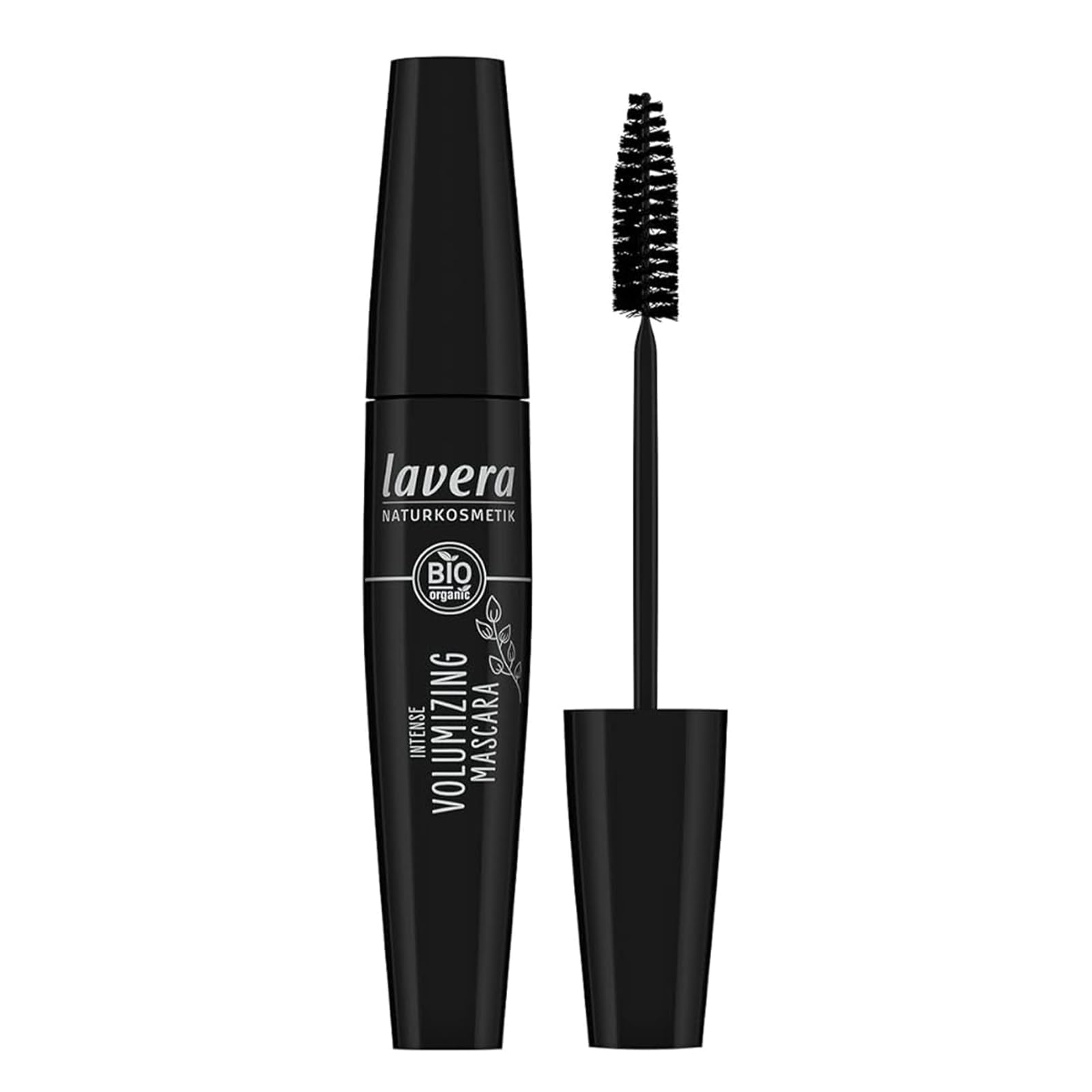 Intense Volumizing Mascara - mascara with organic jojoba oil & Plant-based keratin - for volume, curl & definition - natural make-up - natural cosmetics - vegan - organic (1 x 13 ml)