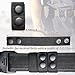 HANSPORTA Belt Keepers for Duty Belt 4Pcs Nylon Belt Keepers with Double Snaps 2¼