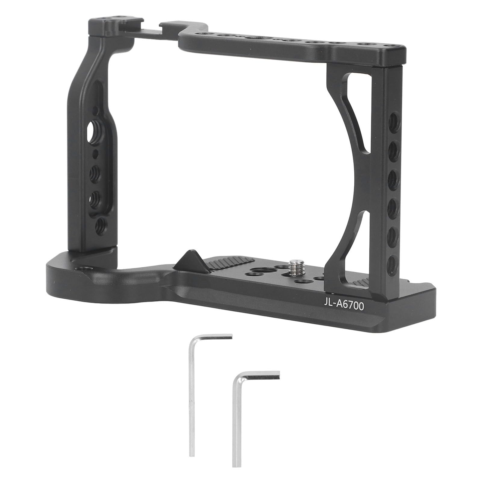 Gabbia per Fotocamera per A6700 Stabilizzatore Video in Lega di Alluminio Ad Alte Prestazioni per Accessori per Riprese Verticali 210 G