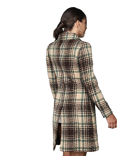 Image of CHKOKKO Wool Winter Wear Single Breasted Long Coat For Women